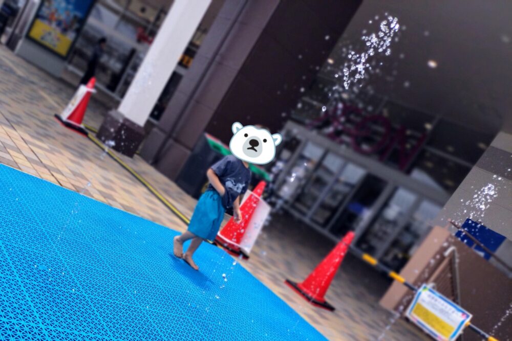 噴水の水しぶき