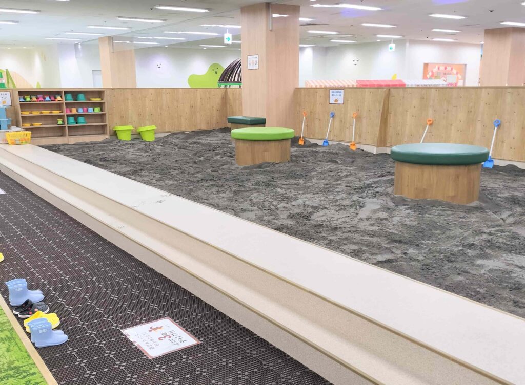室内でできる砂遊び