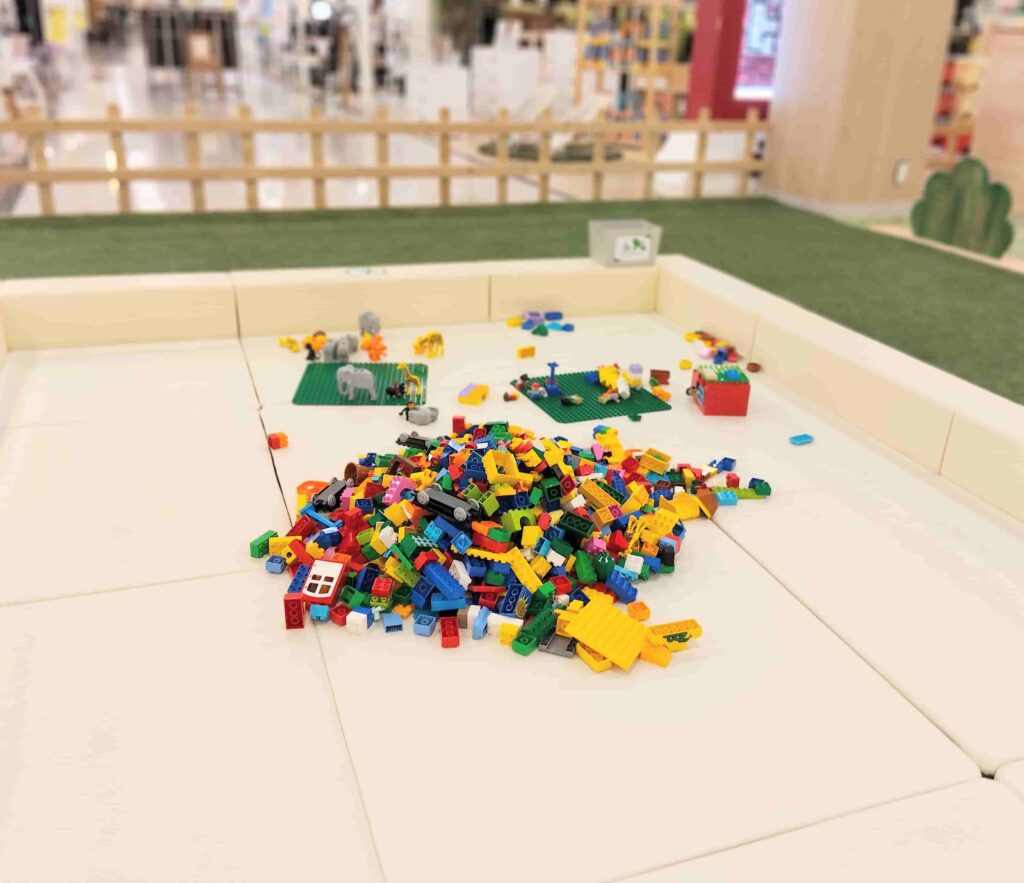 レゴデュプロのマットエリア